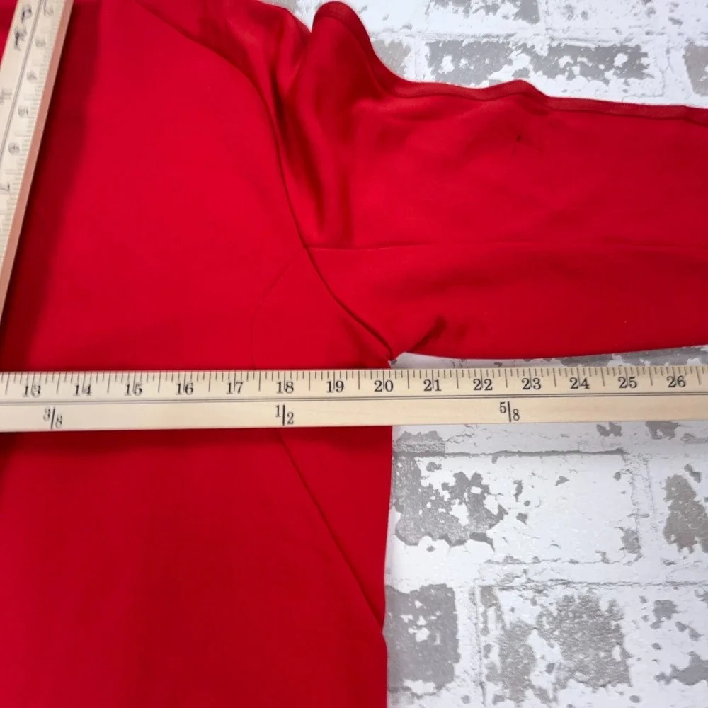 Adidas Jacket Men Medium Red Yellow Track Suit Sweatshirt Warm Up Soccer Adult *